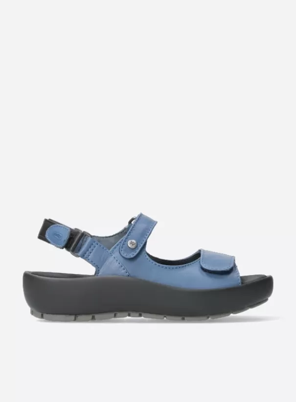 Sandalen<Wolky Rio jeans leer