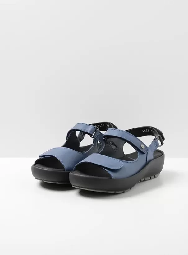 Sandalen<Wolky Rio jeans leer