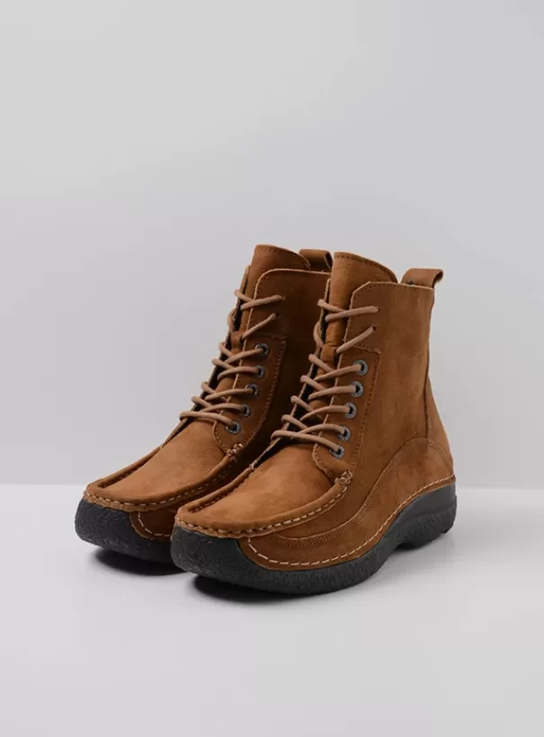 Veterschoenen<Wolky Roll Boot cognac nubuck