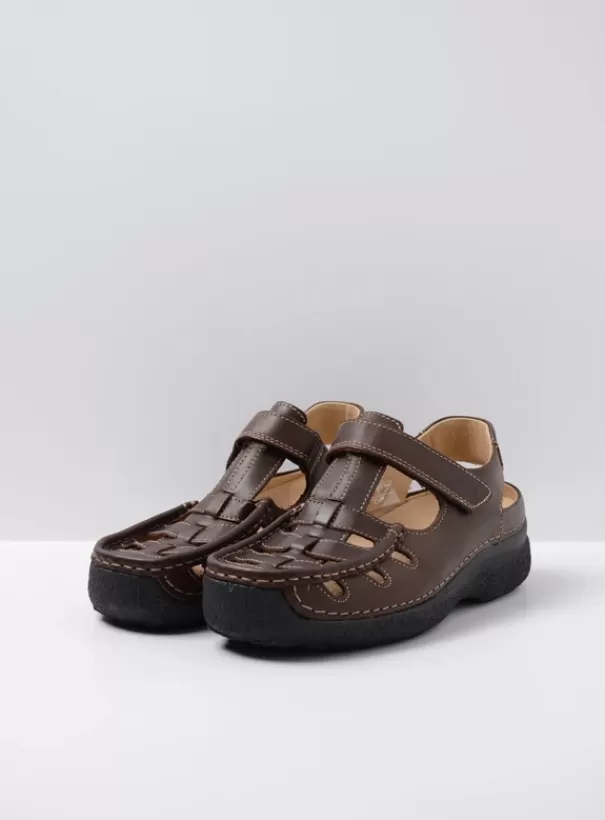 Sandalen voor heren | Comfortschoenen<Wolky Roll Sandal Men bruin leer