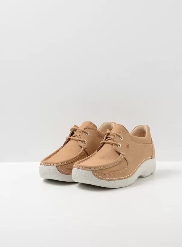 Veterschoenen<Wolky Roll Shoe beige nubuck