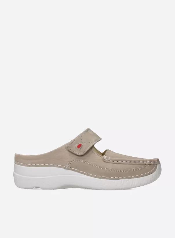 Hielspoor | Slippers<Wolky Roll Slipper safari nubuck