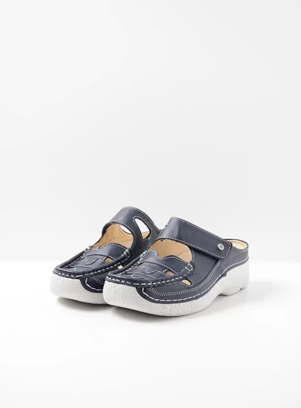 Slippers | Klompen<Wolky Roll Talaria denim leer