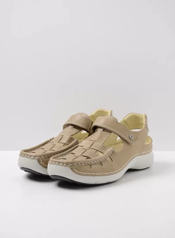 Sandalen | Voorjaar/zomer 2024<Wolky Rolling Sun beige leer