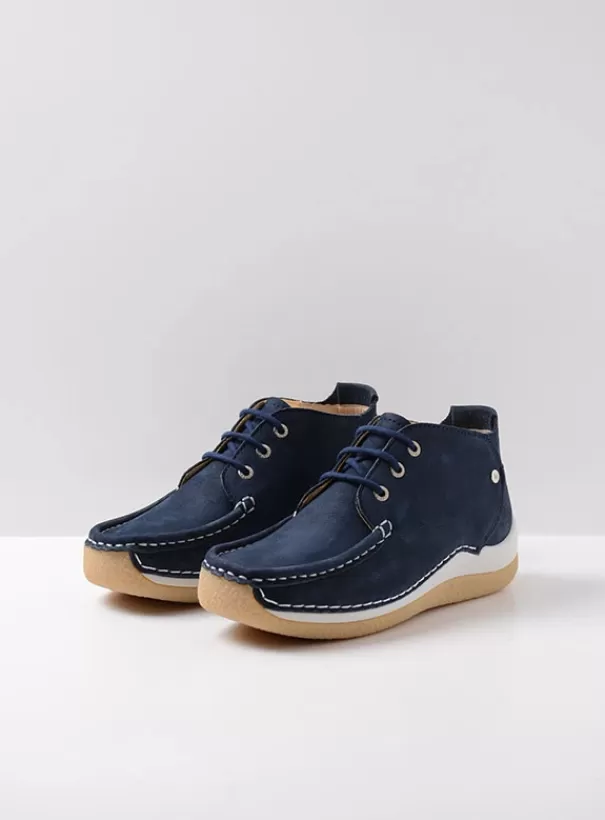 Veterschoenen | Voorjaar/zomer 2024<Wolky Rosella denim nubuck