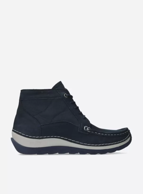 Veterschoenen | Voorjaar/zomer 2024<Wolky Salado denim nubuck