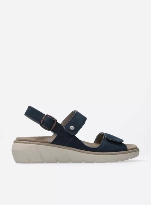 Sandalen | Voorjaar/zomer 2024<Wolky Santorini denim nubuck