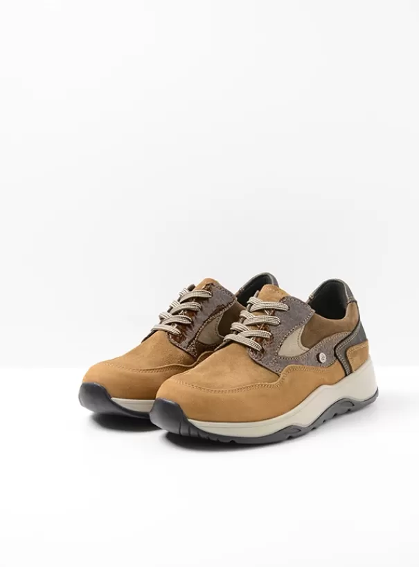 Wandelschoenen | Sneakers<Wolky Sappho cognac combi leer