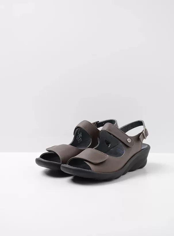 Sandalen<Wolky Scala 30350 bruingrijs leer