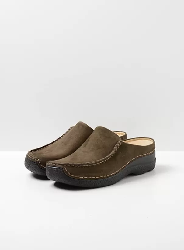 Slippers | Klompen<Wolky Seamy Slide cactus nubuck