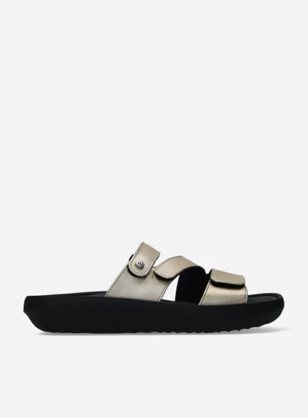 Slippers | Voorjaar/zomer 2024<Wolky Sense goud leer