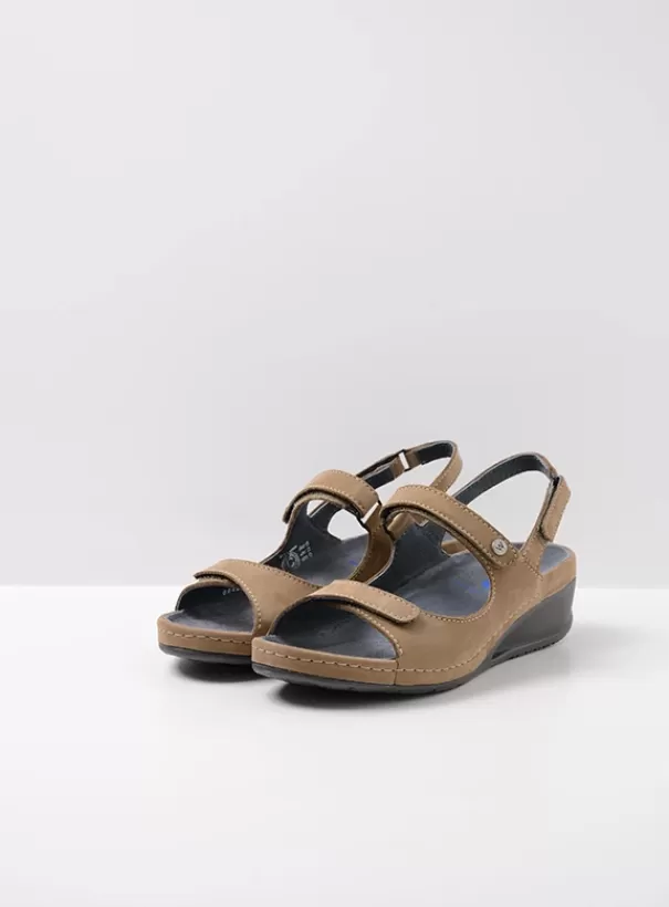 Sandalen<Wolky Shallow beige nubuck