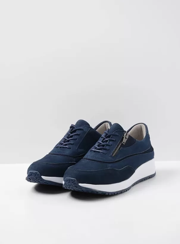 Sneakers | Veterschoenen<Wolky Sprint denim nubuck