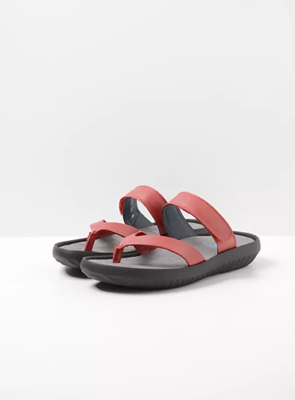 Slippers | Voorjaar/zomer 2024<Wolky Tahiti rood leer