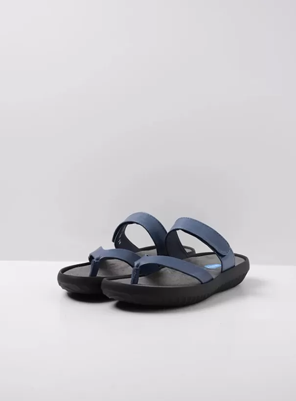 Slippers | Voorjaar/zomer 2024<Wolky Tahiti jeans leer