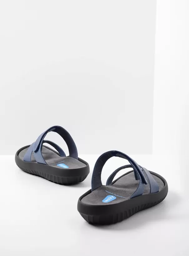 Slippers | Voorjaar/zomer 2024<Wolky Tahiti jeans leer