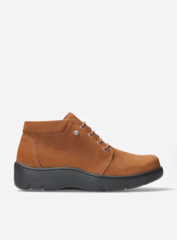 Volle voeten | Veterschoenen<Wolky Tarda XW-WR cognac nubuck