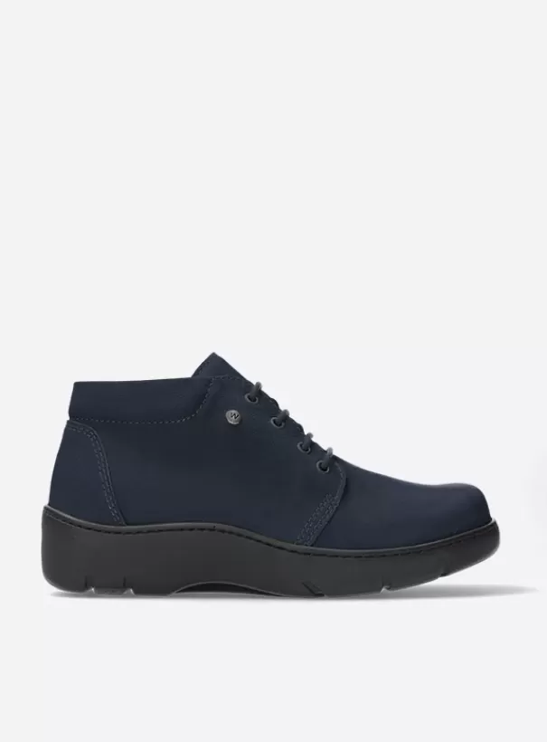 Volle voeten | Veterschoenen<Wolky Tarda XW-WR donkerblauw nubuck