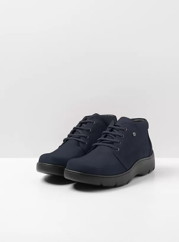 Volle voeten | Veterschoenen<Wolky Tarda XW-WR donkerblauw nubuck