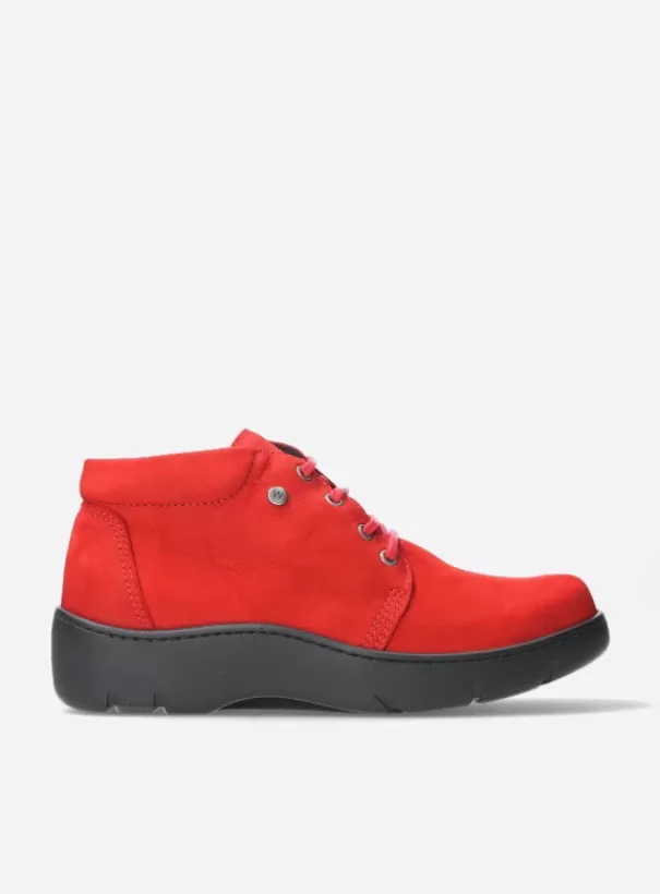 Volle voeten | Veterschoenen<Wolky Tarda XW-WR donkerrood nubuck