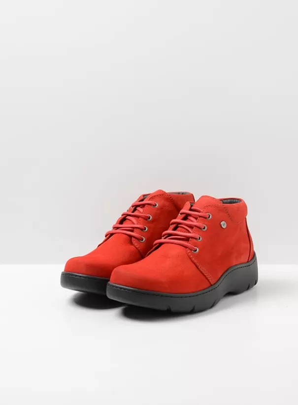 Volle voeten | Veterschoenen<Wolky Tarda XW-WR donkerrood nubuck