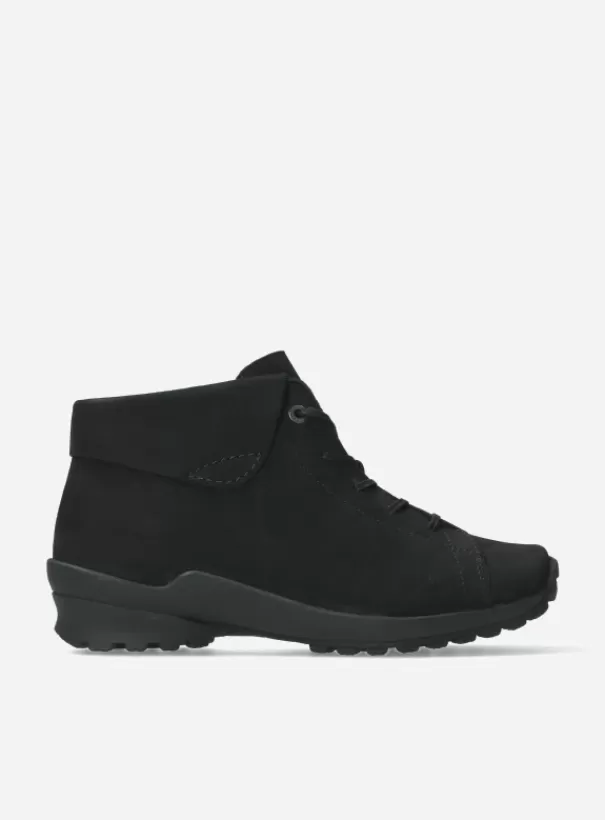 Veterschoenen<Wolky Teton zwart nubuck