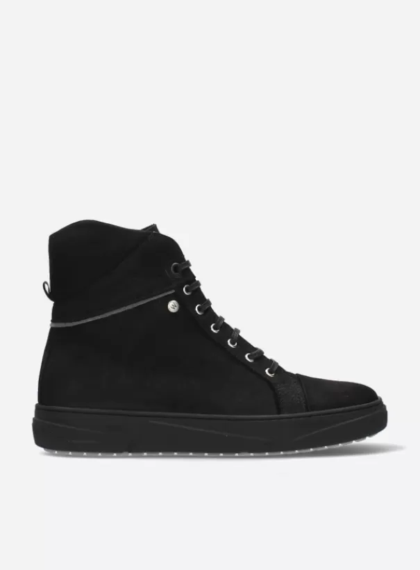 Veterschoenen<Wolky Wheel zwart nubuck