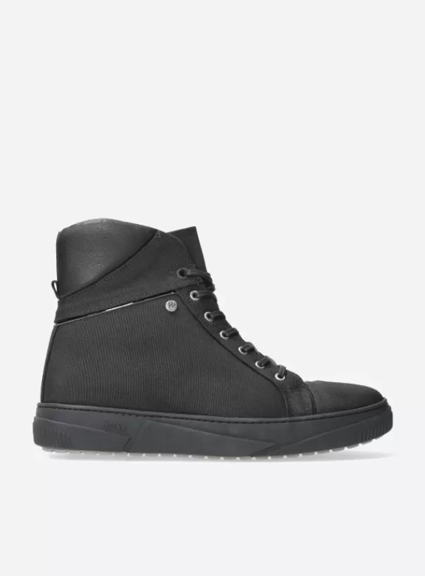 Veterschoenen<Wolky Wheel Vegan zwart nylon