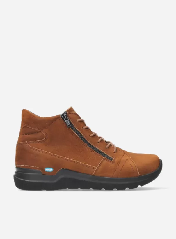 Hielspoor | Wandelschoenen<Wolky Why cognac nubuck