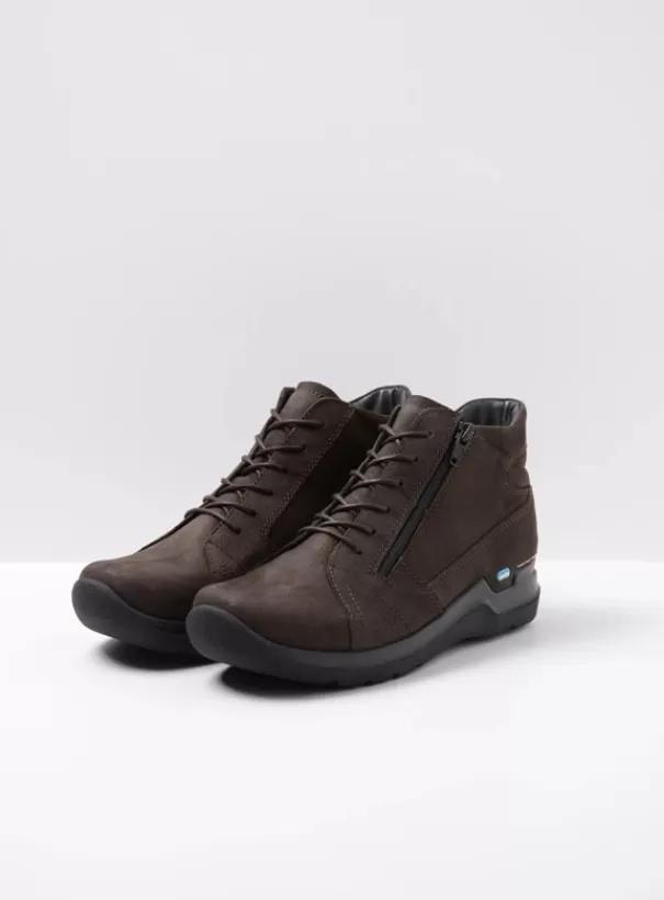 Hielspoor | Wandelschoenen<Wolky Why donkerbruin nubuck