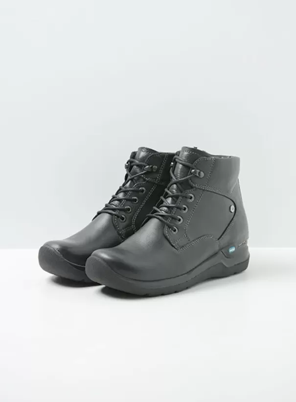 Hielspoor | Wandelschoenen<Wolky Whynot zwart leer