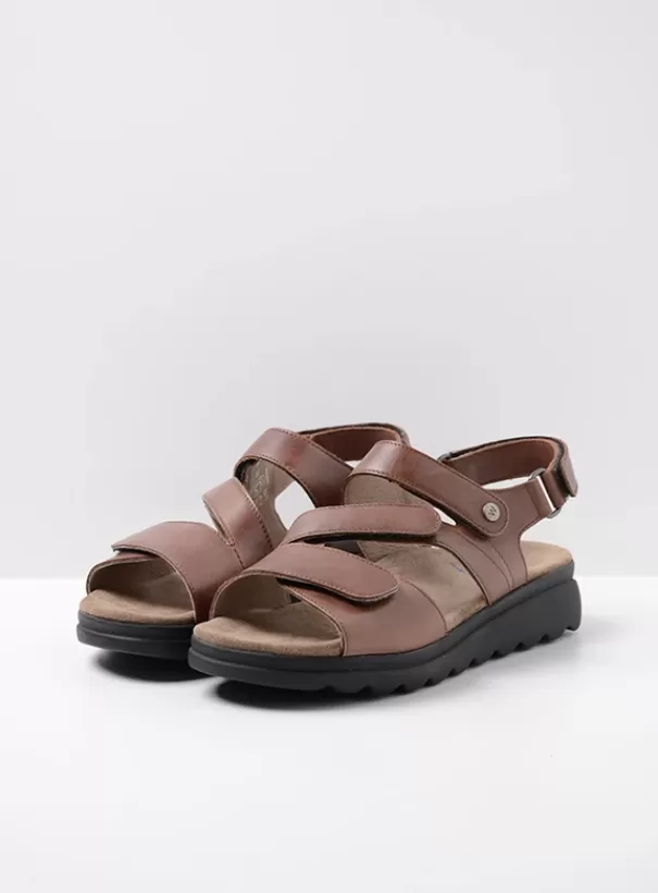 Sandalen | Voorjaar/zomer 2024<Wolky Yard cognac leer