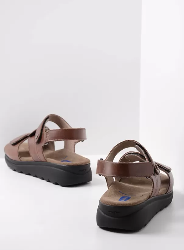 Sandalen | Voorjaar/zomer 2024<Wolky Yard cognac leer