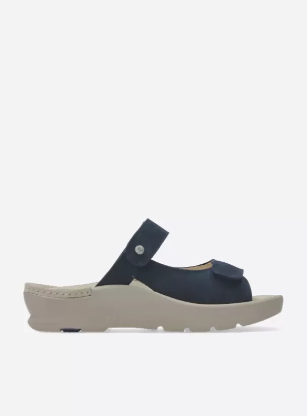 Slippers | Voorjaar/zomer 2024<Wolky Zaandam denim nubuck